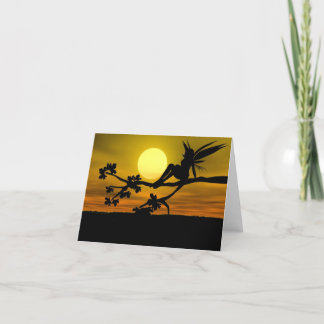 fairy Siluetts Note Card