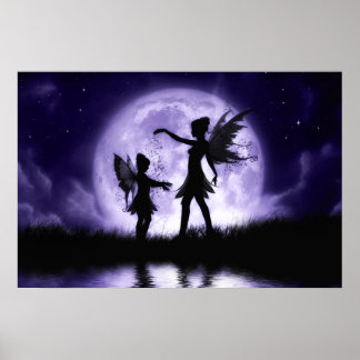 Fairy Sisters Canvas Print by Julie Fain