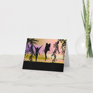 Fairy sisters Note Cards
