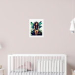 Fairy Sitting In The Rain Poster