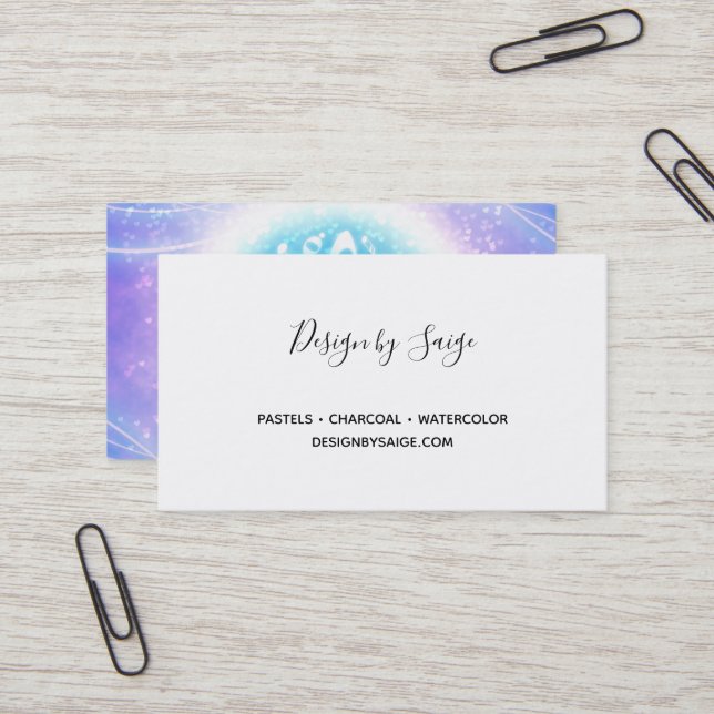 Fairy Song Business Card (Front/Back In Situ)