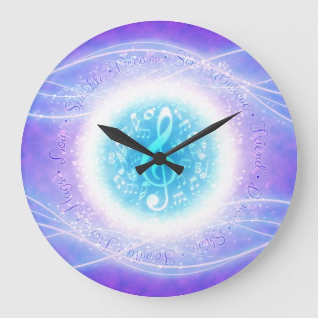 Fairy Song Large Clock (Front)