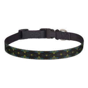 Fairy Stars Black Pet Collar (3 Sizes)