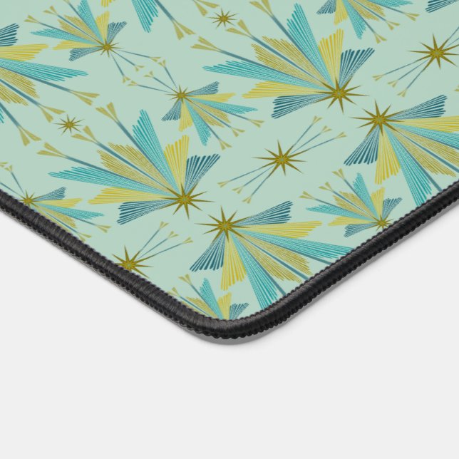 Fairy Stars Pistachio Desk Mat (Corner)