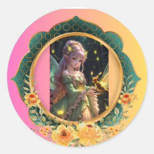 Fairy stickers for kids gift