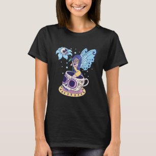 Fairy Sugar Skull Mug Butterfly Tea Pot Witch Magi T-Shirt