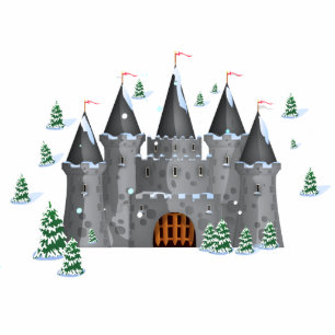 Fairy-tail castle Winter Statuette