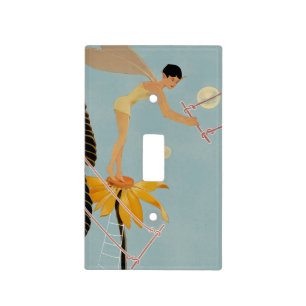 "Fairy Takes Flight" Single Light Switch Cover