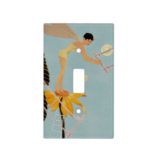 "Fairy Takes Flight" Single Light Switch Cover