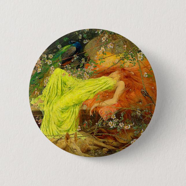 Fairy Tale Arthur Wardle Button (Front)