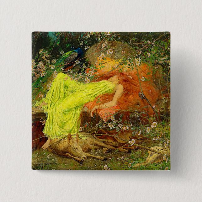 Fairy Tale Arthur Wardle Button (Front)