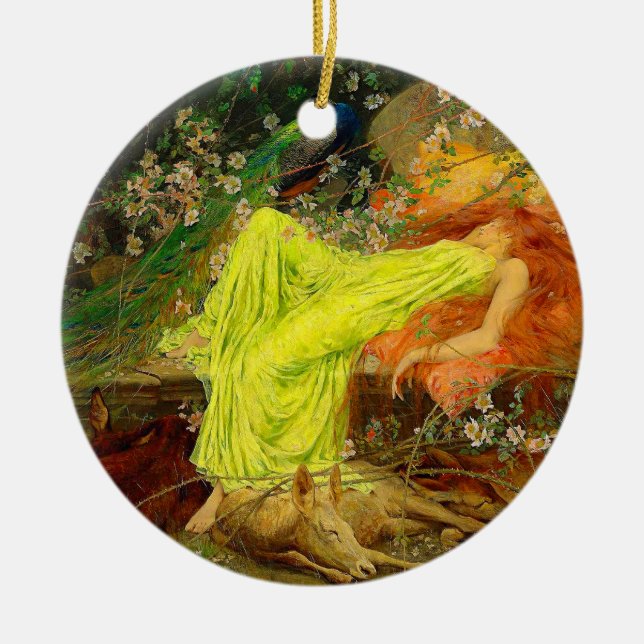 Fairy Tale Arthur Wardle Ceramic Ornament (Front)