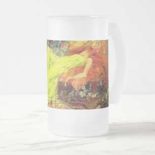 Fairy Tale Arthur Wardle Frosted Glass Beer Mug