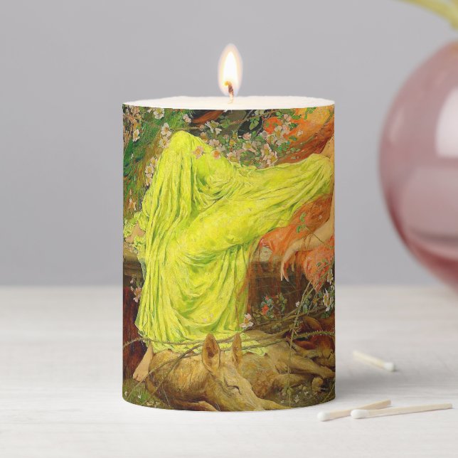 Fairy Tale Arthur Wardle Pillar Candle (In Situ)