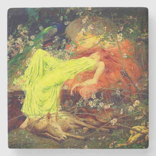 Fairy Tale Arthur Wardle Stone Coaster