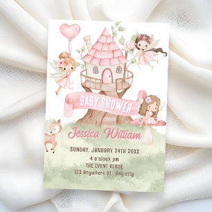 Fairy tale baby shower invitation