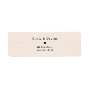Fairy Tale Bright Wedding Label