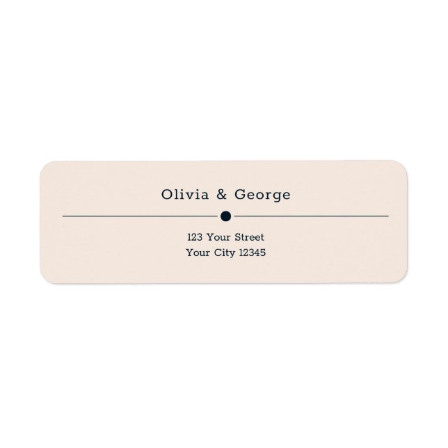 Fairy Tale Bright Wedding Label (Front)