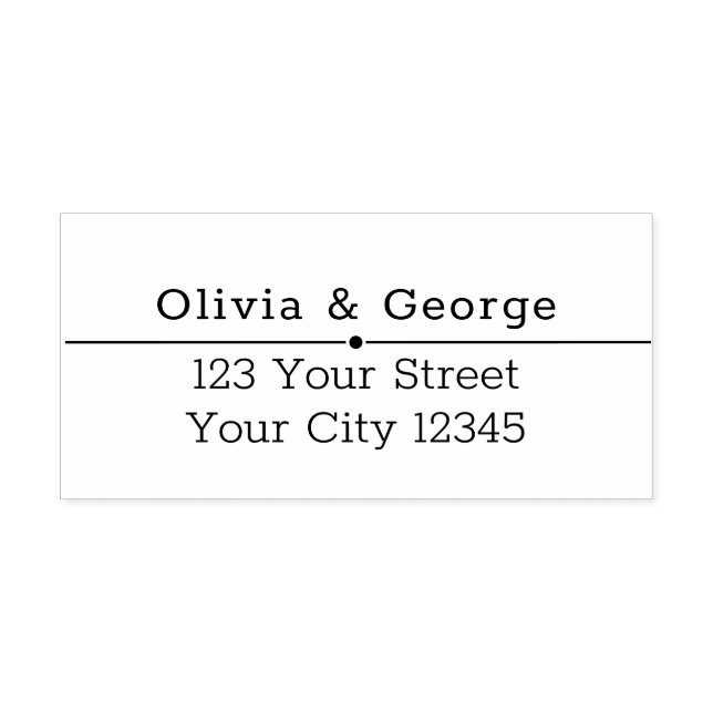 Fairy Tale Bright Wedding Self-inking Stamp (Design)