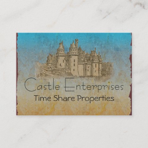 Fairy Tale Castle Business Card
