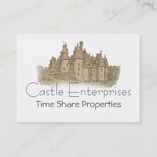 Fairy Tale Castle Business Cards