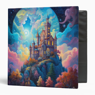 Fairy Tale Castle Fantasy Art 3 Ring Binder