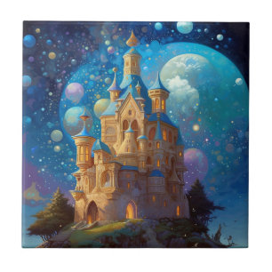 Fairy Tale Castle Fantasy Art Ceramic Tile