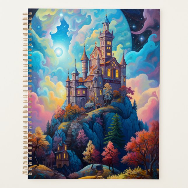 Fairy Tale Castle Fantasy Art Planner (Front)