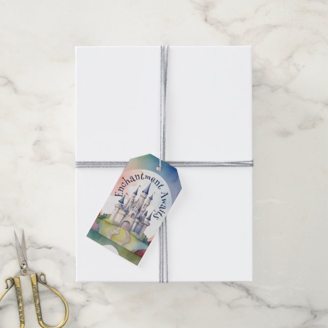 Fairy Tale Castle Party Gift Tags (With Twine)