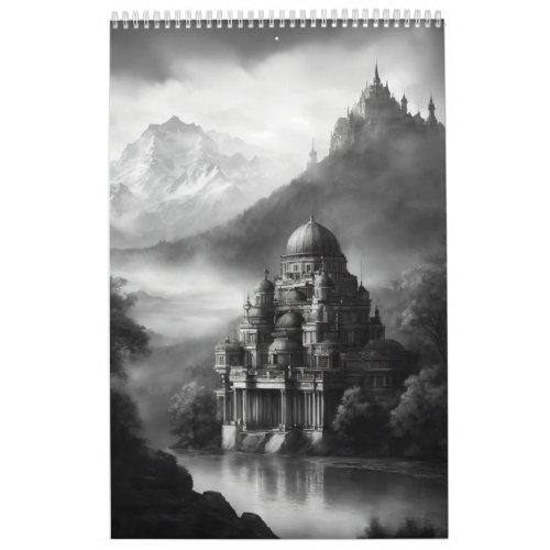  Fairy Tale Castles Outline And Enchanted Calenda Calendar
