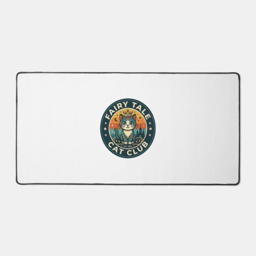 Fairy Tale Cat Cute Kitty Design - Fairy Tale Cat Desk Mat