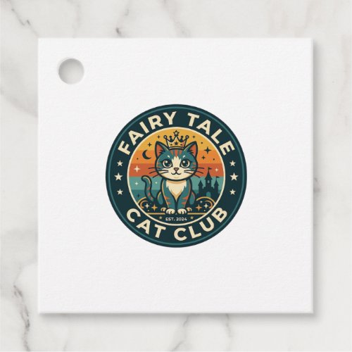 Fairy Tale Cat Cute Kitty Design - Fairy Tale Cat  Favor Tags