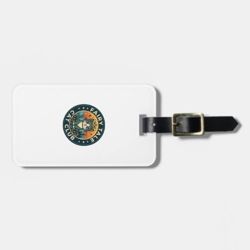 Fairy Tale Cat Cute Kitty Design - Fairy Tale Cat Luggage Tag