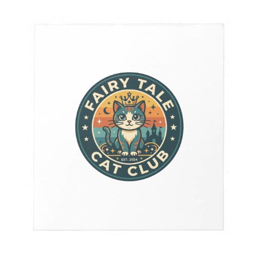Fairy Tale Cat Cute Kitty Design - Fairy Tale Cat  Notepad