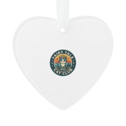 Fairy Tale Cat Cute Kitty Design - Fairy Tale Cat  Ornament