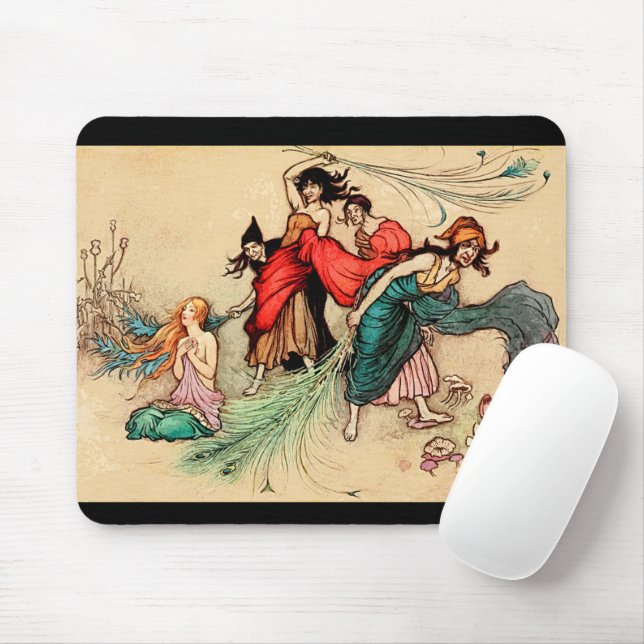 Fairy Tale Cinderella Mouse Pad (With Mouse)