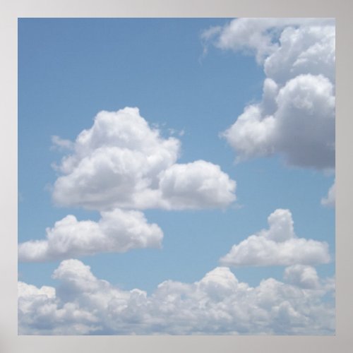 Fairy Tale Clouds Poster