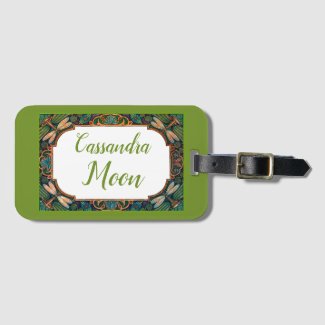 Fairy Tale Dragonfly Personalized Luggage Tag
