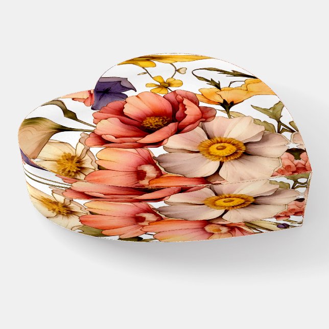 Fairy Tale Floral Paperweight (Angled)