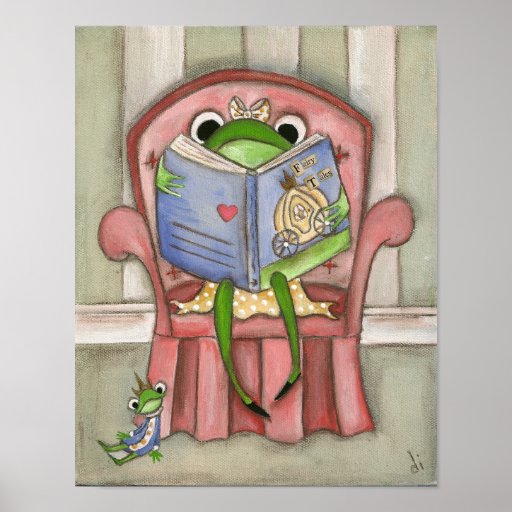 Fairy Tale Frog - Art Print | Zazzle