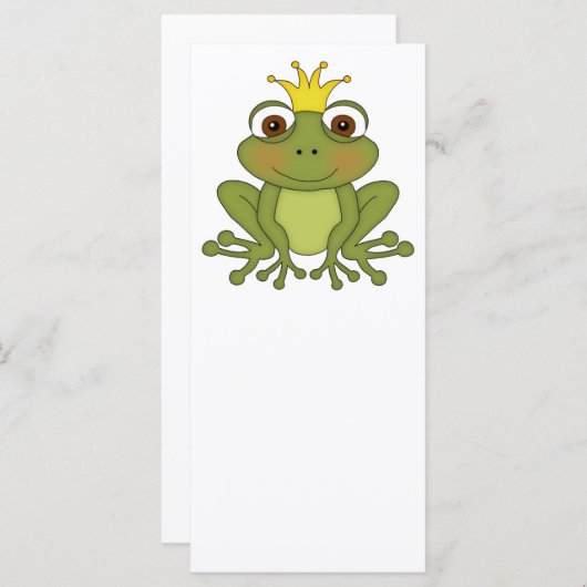 Fairy Tale Frog Prince with Crown (Front/Back)