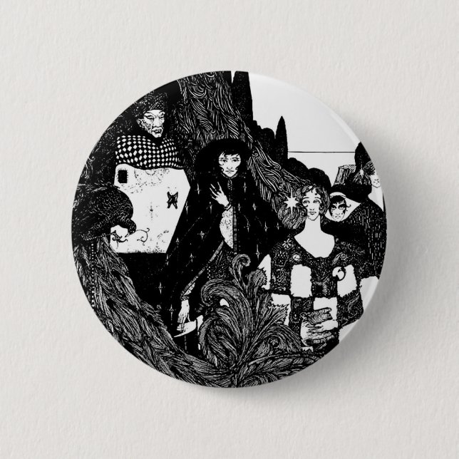 Fairy Tale - Illustration 2 Pinback Button (Front)