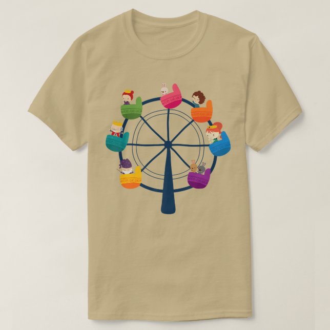 Fairy Tale Kingdom by Eggroll GamesRoyal Ferris Wh T-Shirt (Design Front)