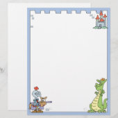 Fairy Tale Knight and Dragon (Front/Back)