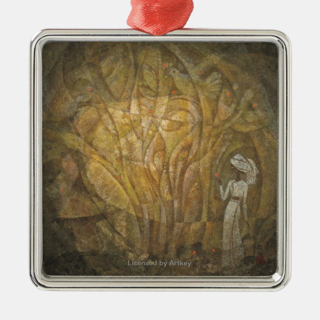 Fairy Tale Metal Ornament (Front)