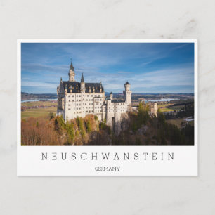 Fairy tale Neuschwanstein castle in Germany Postcard