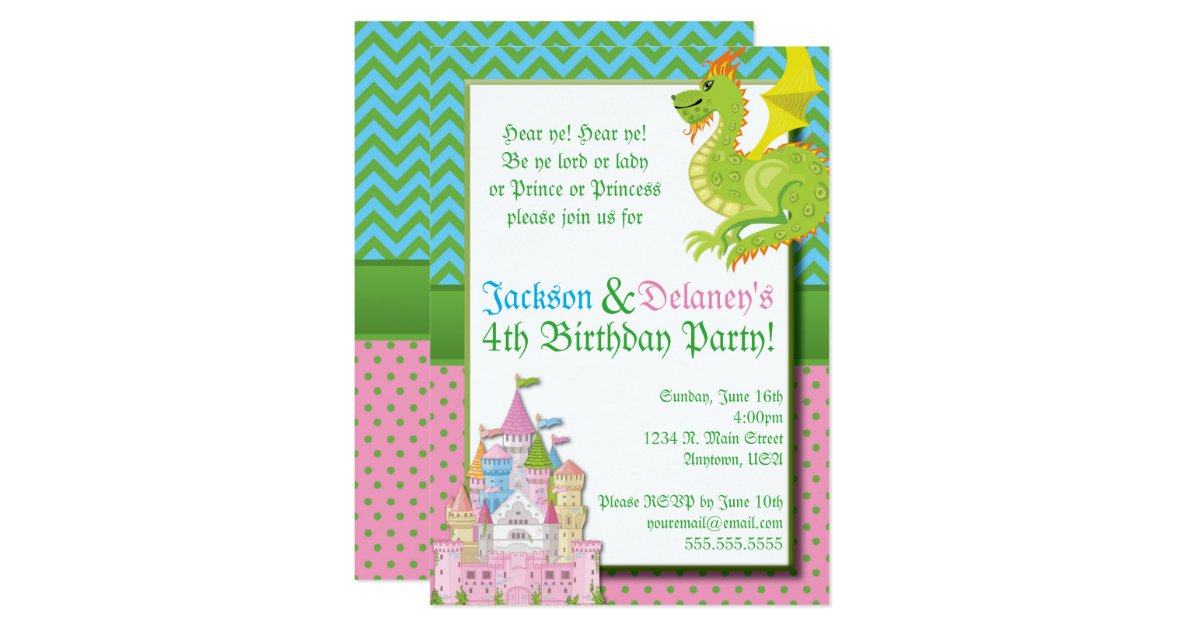 Sample Birthday Invitations Fairy Tales 6