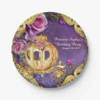 Fairy Tale Princess Birthday Party Paper Plate