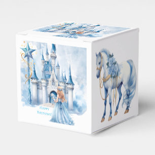 Fairy Tale Princess Castle Girl Birthday Favor Boxes
