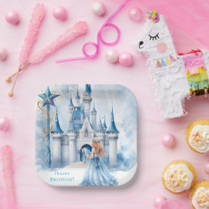 Fairy Tale Princess Castle Girl Birthday Party Paper Plates